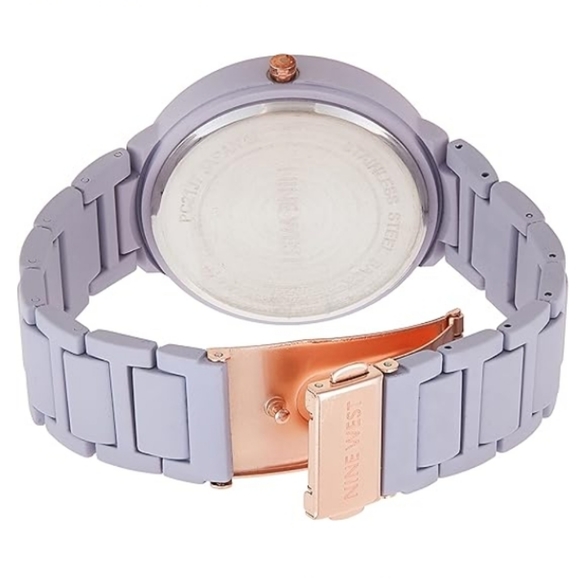 Women's Rubberized Bracelet Watch Lavender - Picture 3 of 6